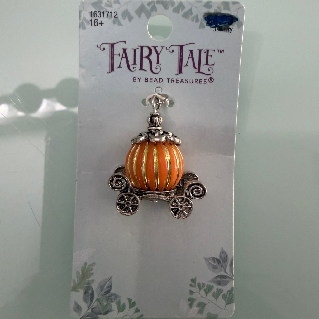 Fairy Tale Pumpkin Carriage Charm